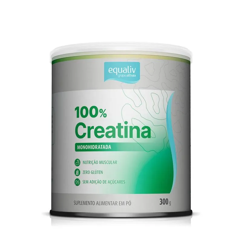 Creatina 100% Monohidratada 300g Equaliv