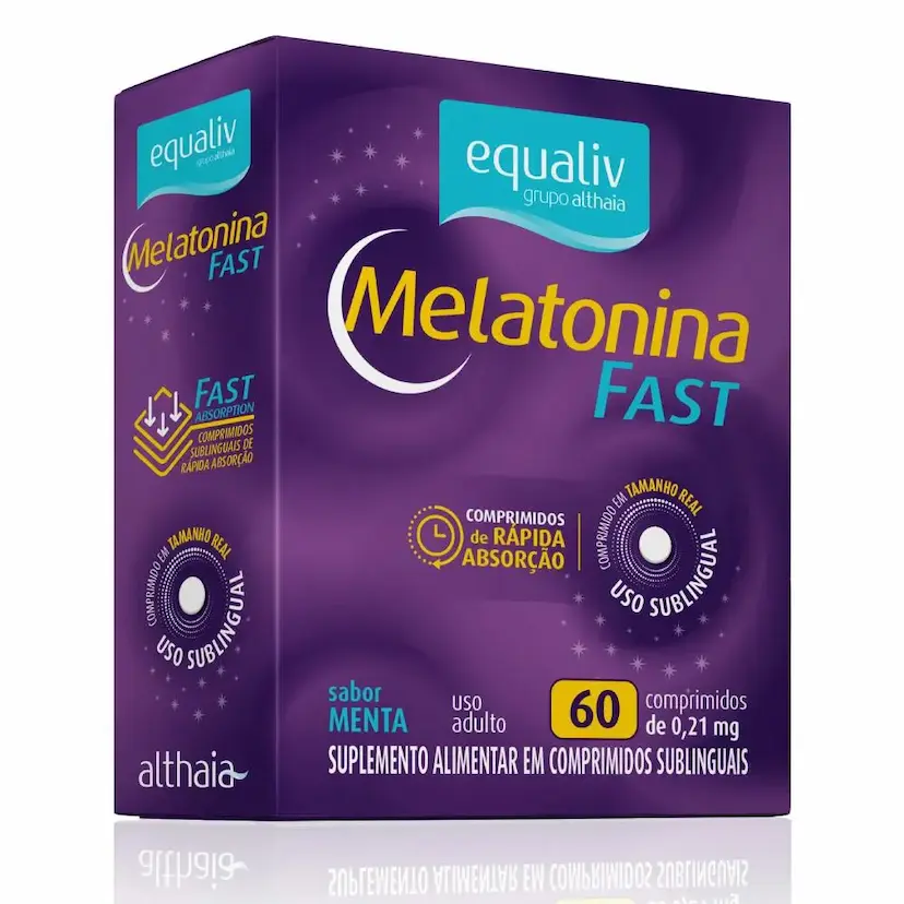 Melatonina Fast Sabor Menta Equaliv