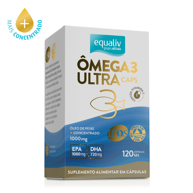 Ômega 3 Ultra com 120 Cápsulas Equaliv