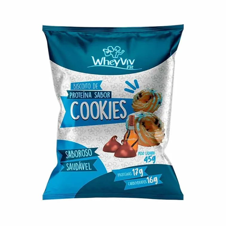 Biscoito Proteico Wheyviv Sabor Cookies