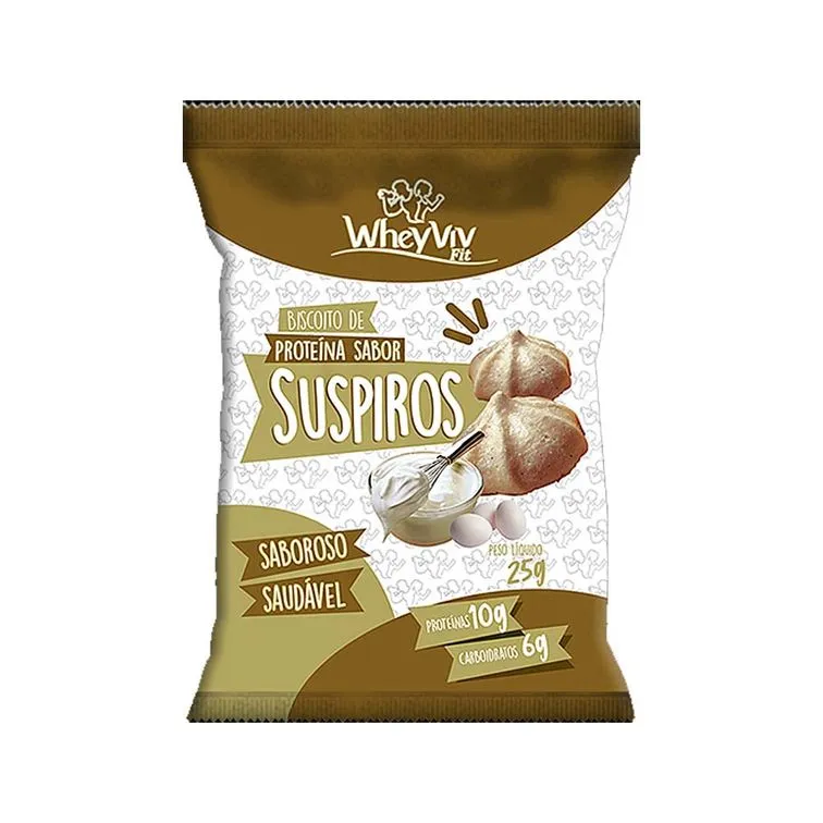 Biscoito Proteico Wheyviv Sabor Suspiro